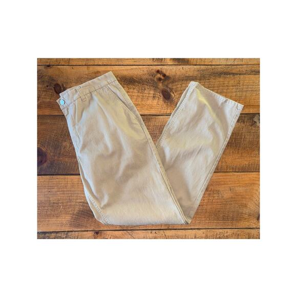 Mens Bonobos Straight Fit Tan Khaki‎ 100% Cotton Chinos Pants Soft Pockets 35x34 - Picture 1 of 8
